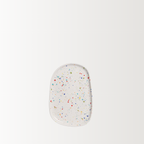 Handmade Stoneware Tray | White Speckled | 22 cm