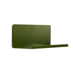 Olive Green Metal Wall Shelf – Small