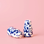 Handmade Ceramic Salt & Pepper Shaker | Blue Sea | 9cm