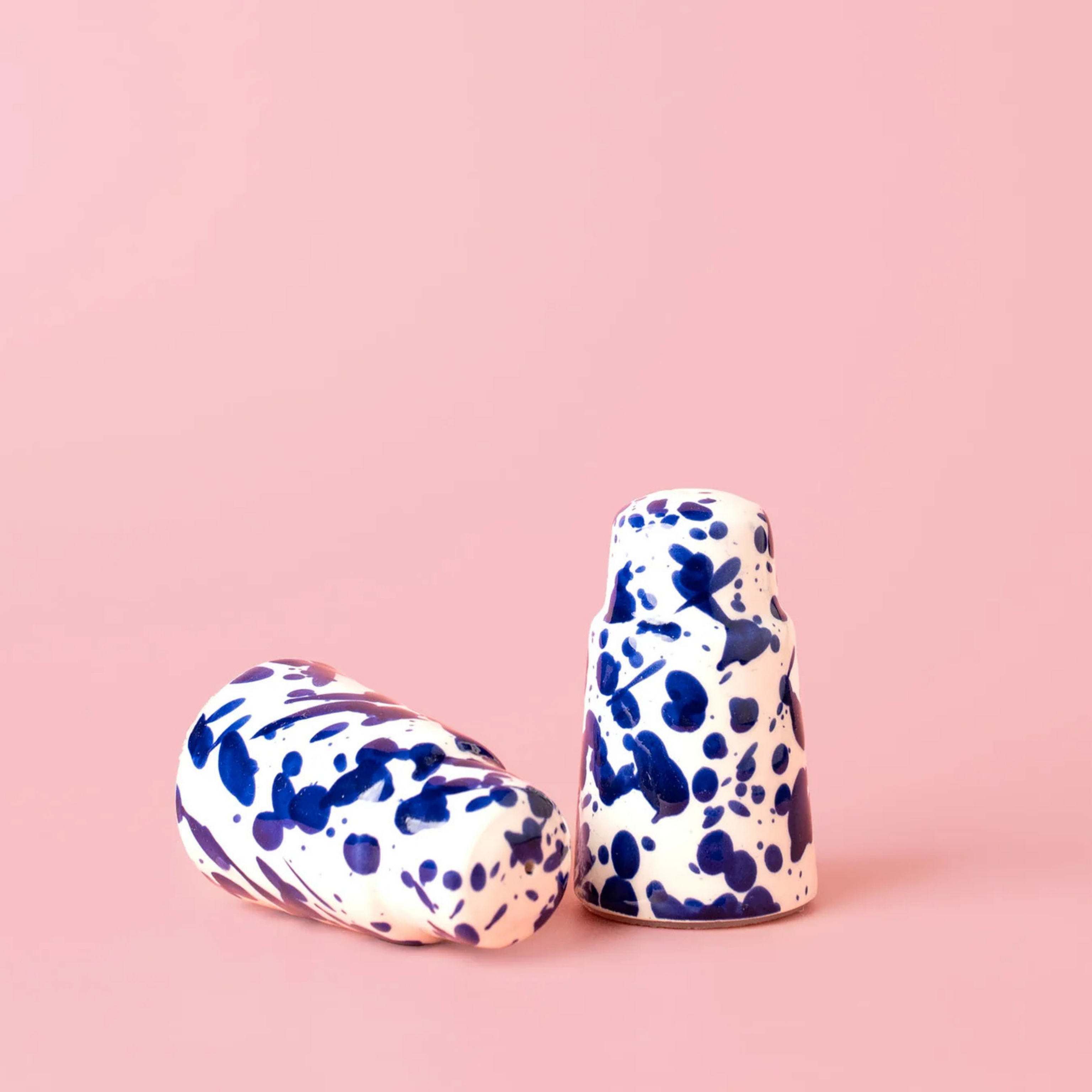 Handmade Ceramic Salt & Pepper Shaker | Blue Sea | 9cm