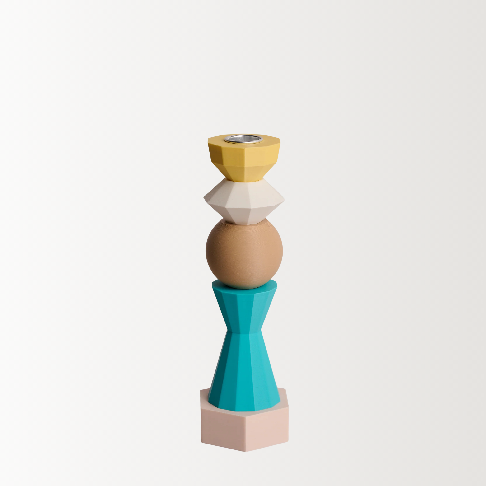 Graphic Re-shapable Candleholder – “Splash"