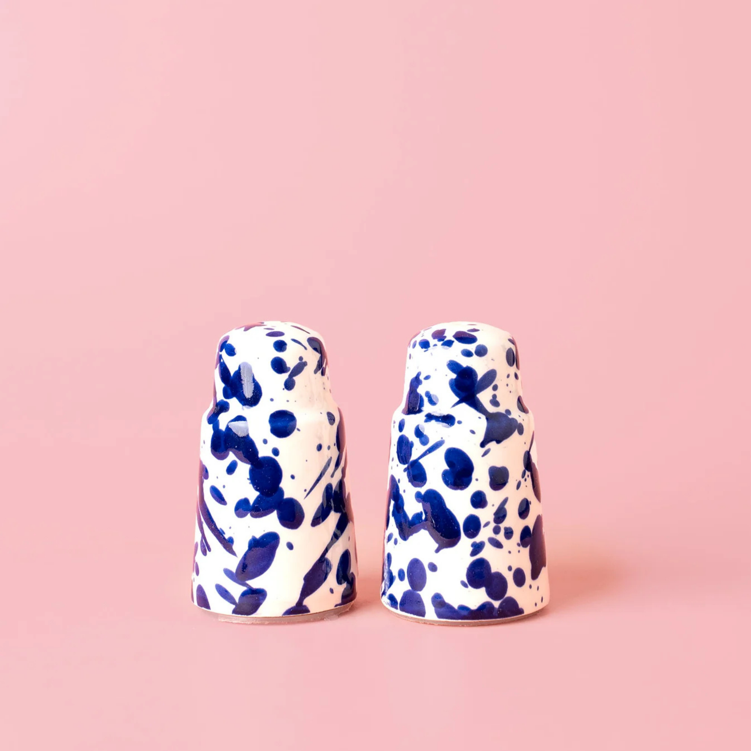 Handmade Ceramic Salt & Pepper Shaker | Blue Sea | 9cm