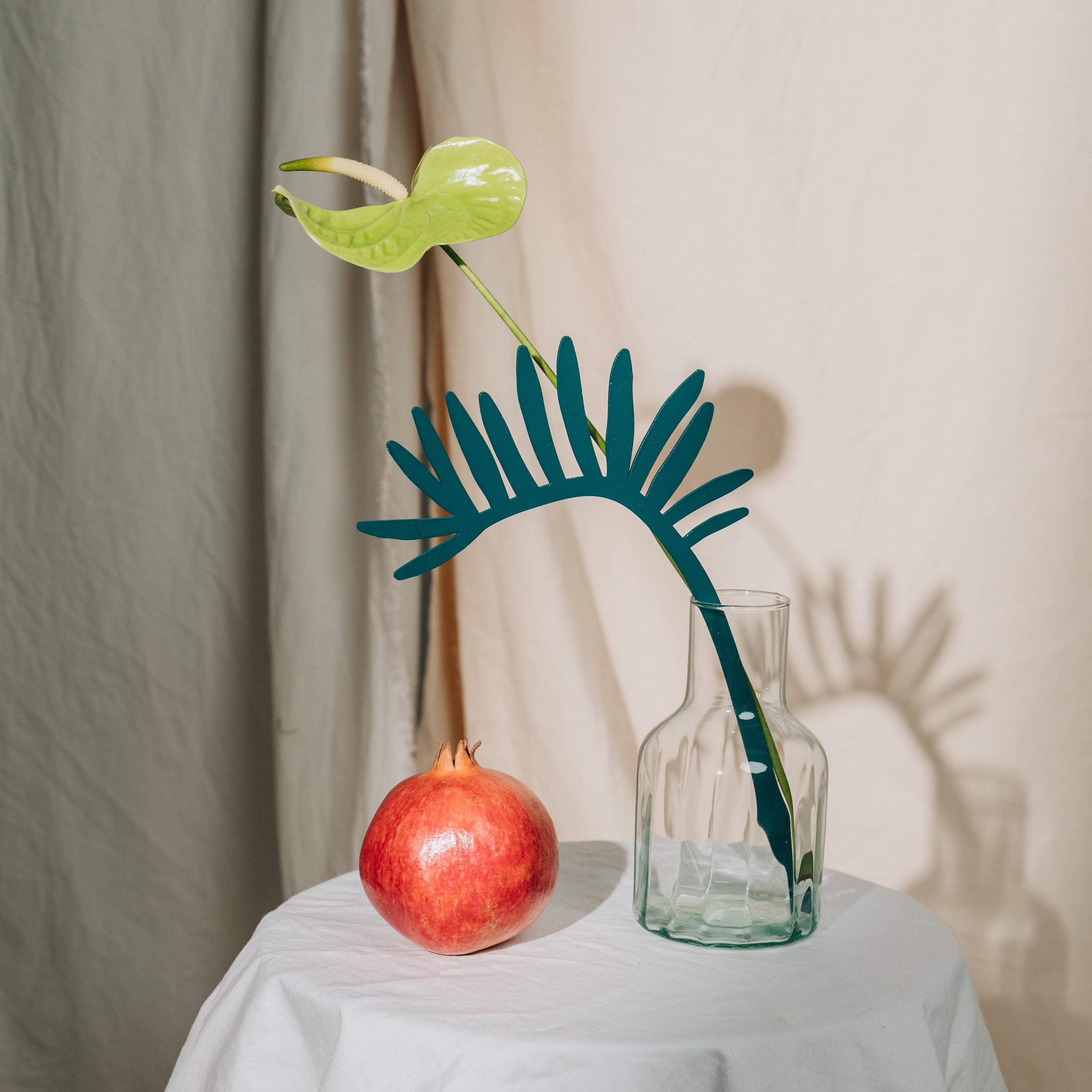 Decorative Wooden Flower | Green Palm