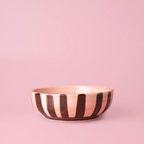 DUO SET | Handmade Ceramic Oil Dispenser & Grater Plate | Chocolate