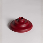Handmade Ceramic Candleholder | Burgundy