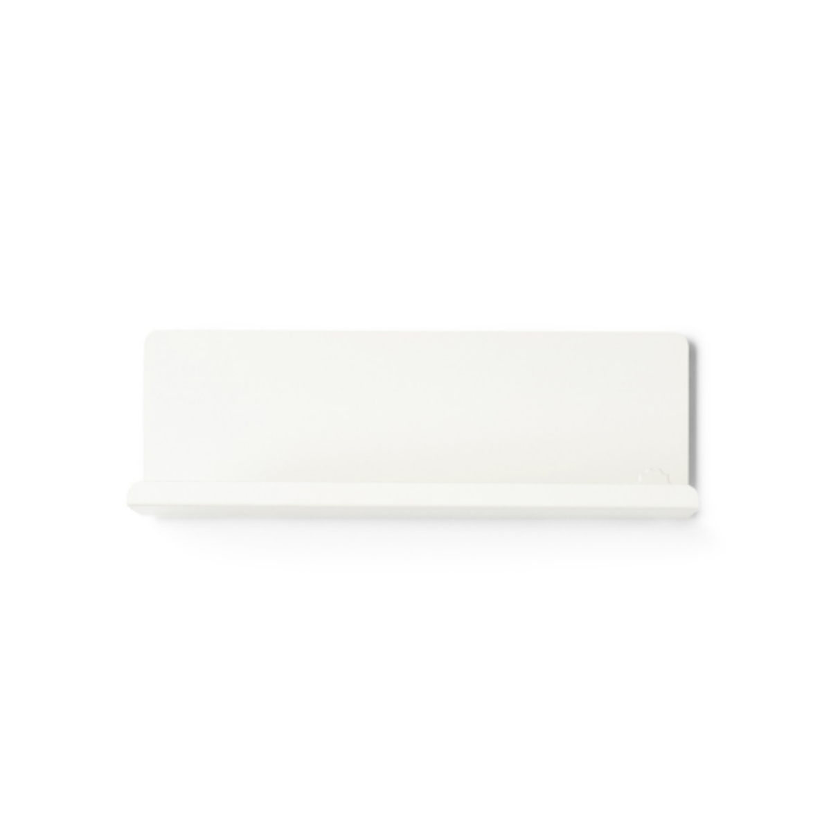 Chalk White Metal Wall Shelf – Small