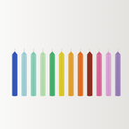 Birthday Rainbow Candles | Set of 12