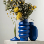 Handmade Ceramic Candleholder | Blue