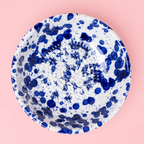 DUO SET | Handmade Ceramic Oil Dispenser & Grater Plate | Blue Sea