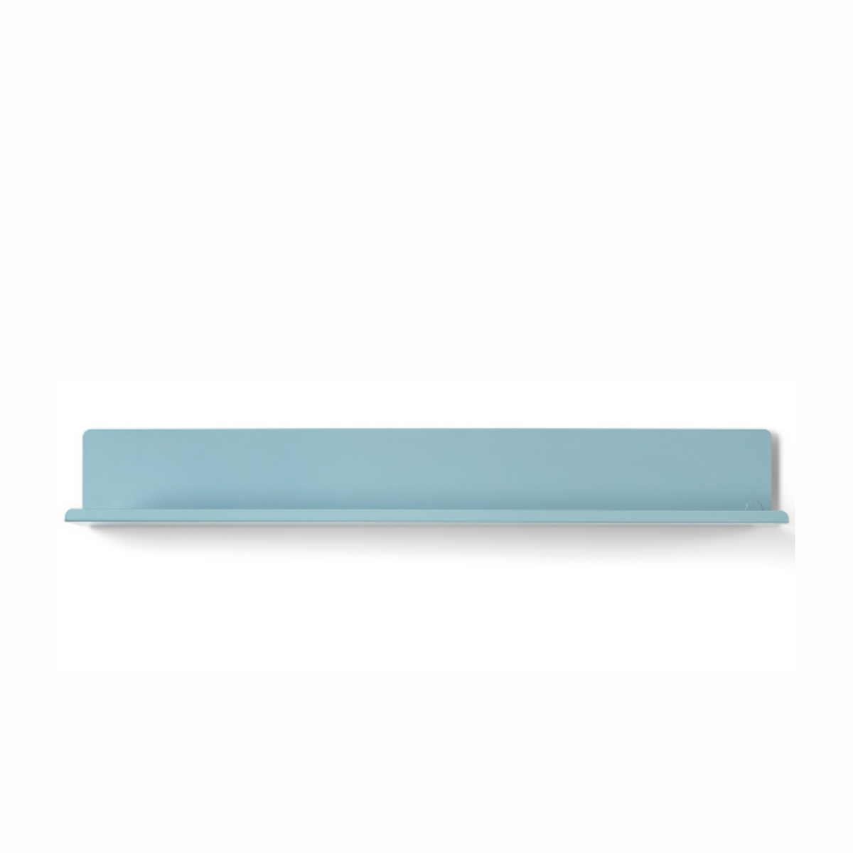 Ocean Blue Metal Wall Shelf – Large