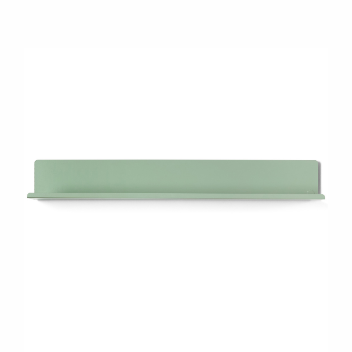 Sage Green Metal Wall Shelf – Large