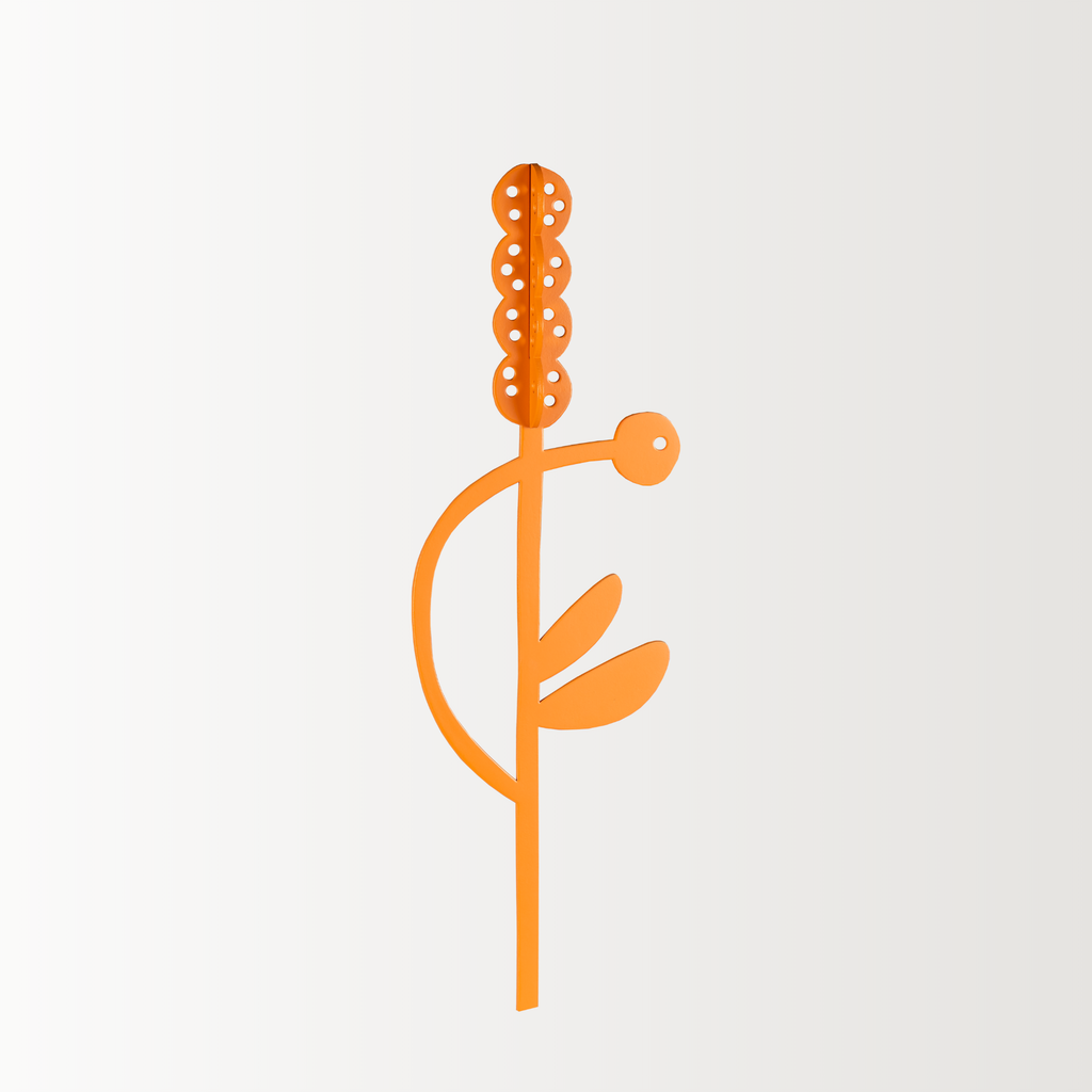 Decorative Wooden Flower | Orange Hyacinth