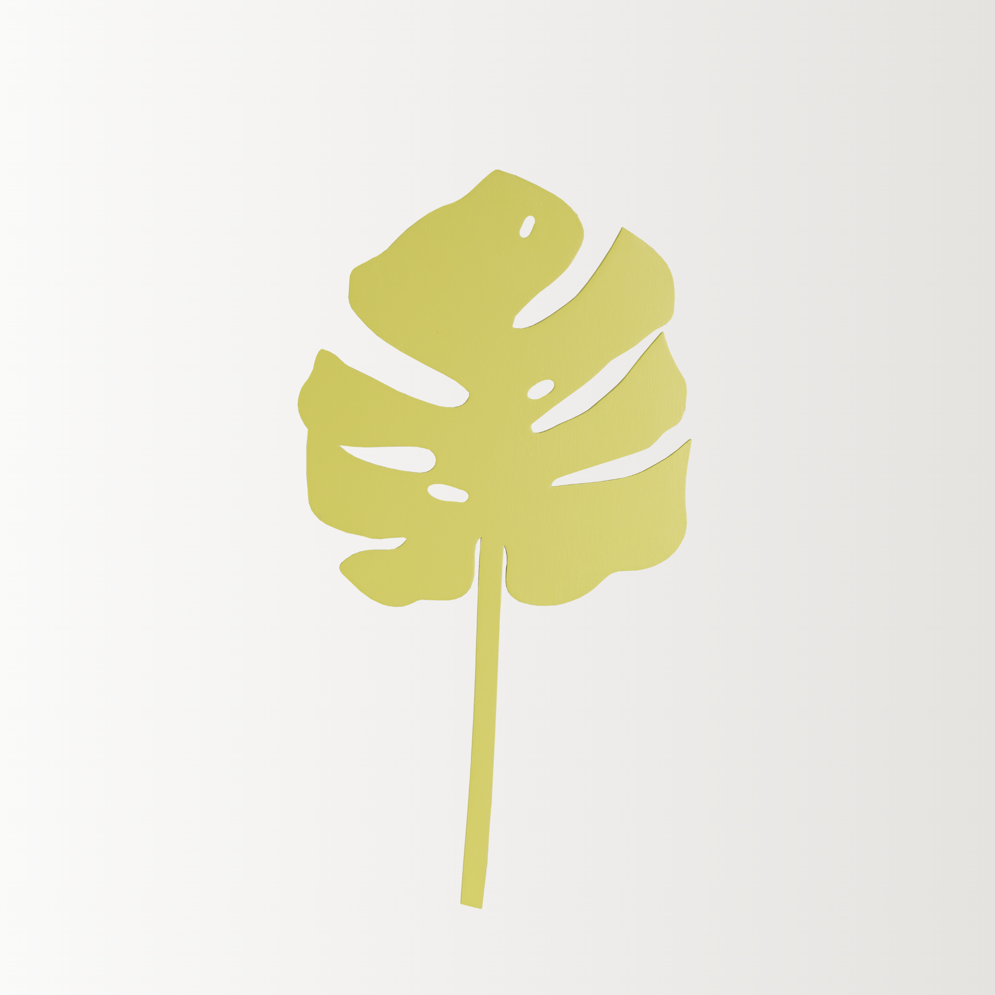 Decorative Wooden Flower | Monstera Leaf