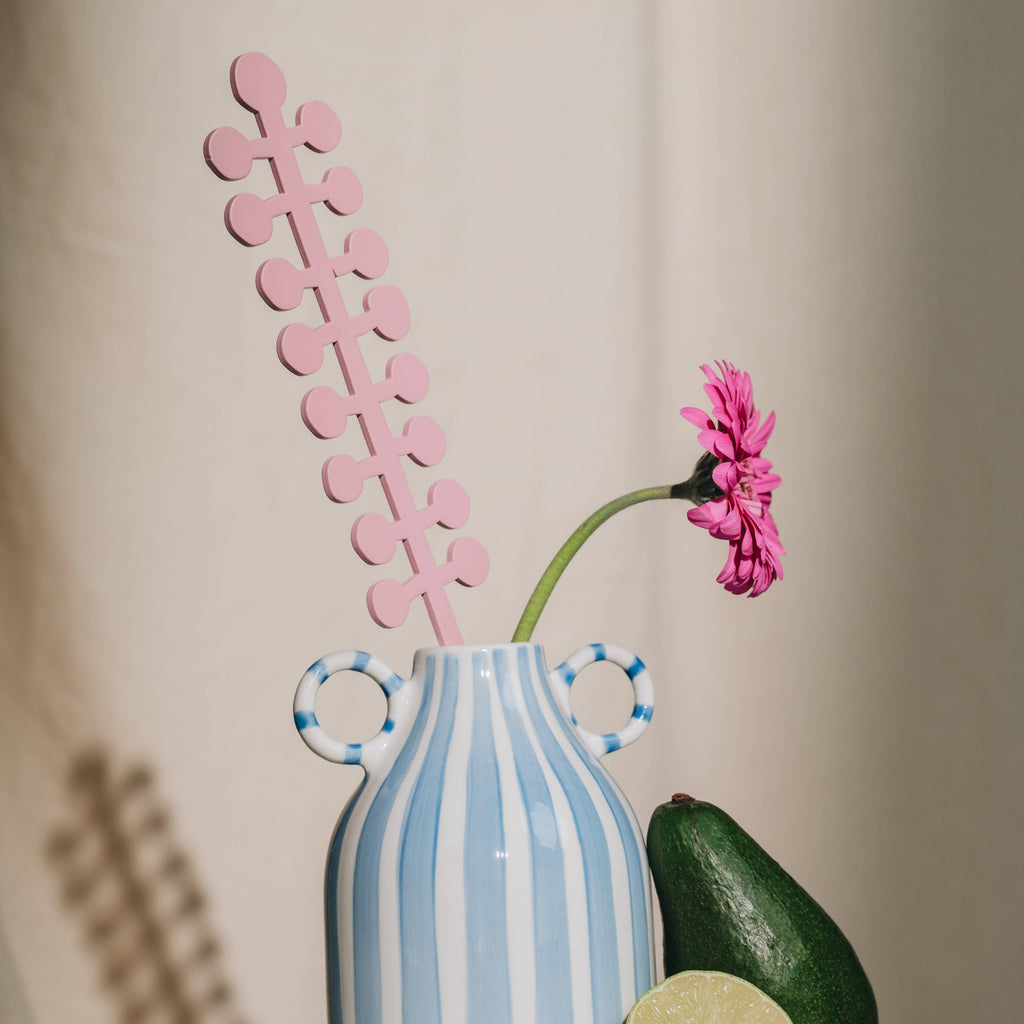 Decorative Wooden Flower | Pink Mimosa