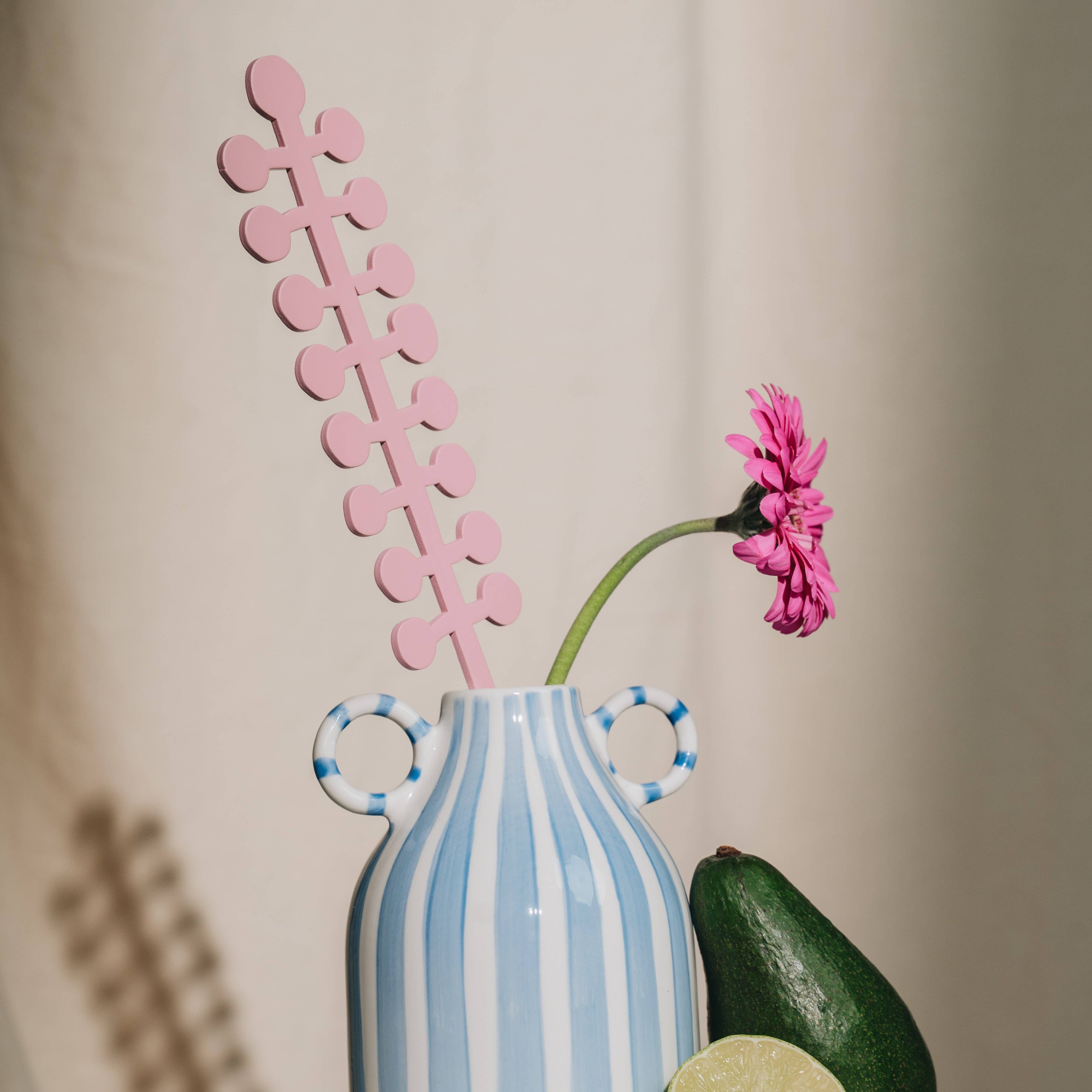 Decorative Wooden Flower | Pink Mimosa