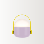 Portable Lamp | Lilac & Yellow