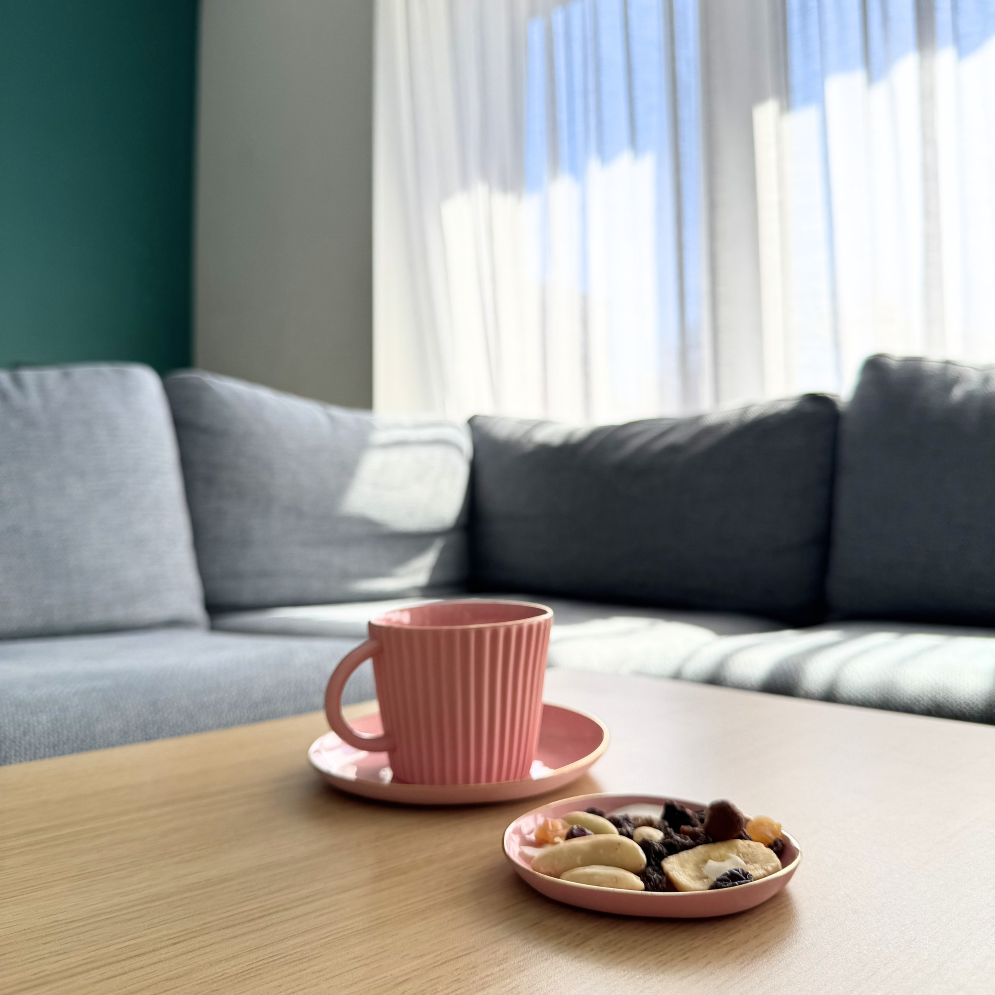 Handmade Porcelain Little Plate | Pink Candy | 9.5 cm