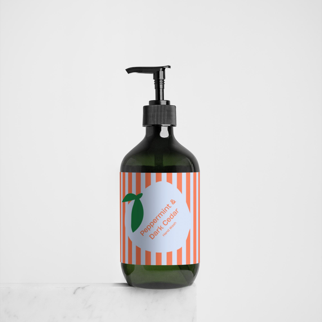 Hand Wash | Peppermint & Dark Cedar | 490 ml