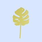 Decorative Wooden Flower | Monstera Leaf