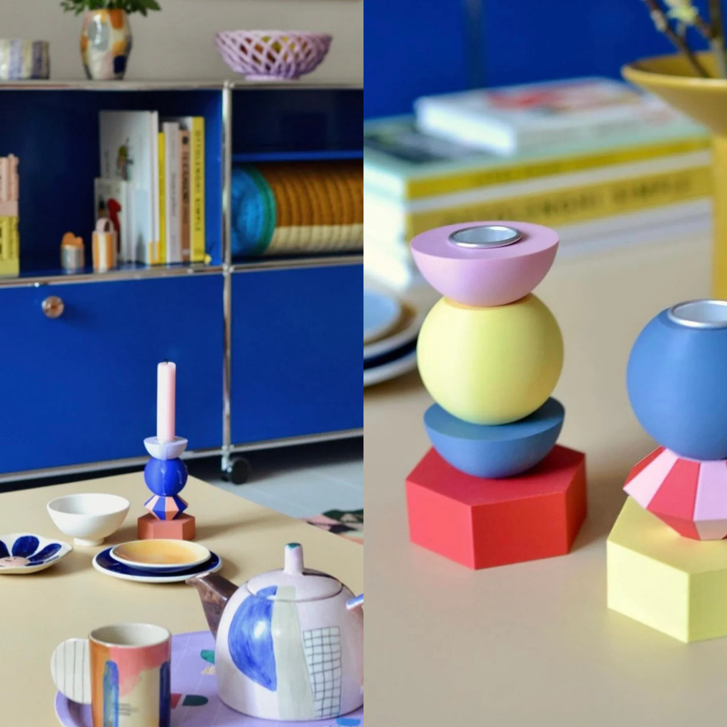 Graphic Re-shapable Candleholder – “Marko"