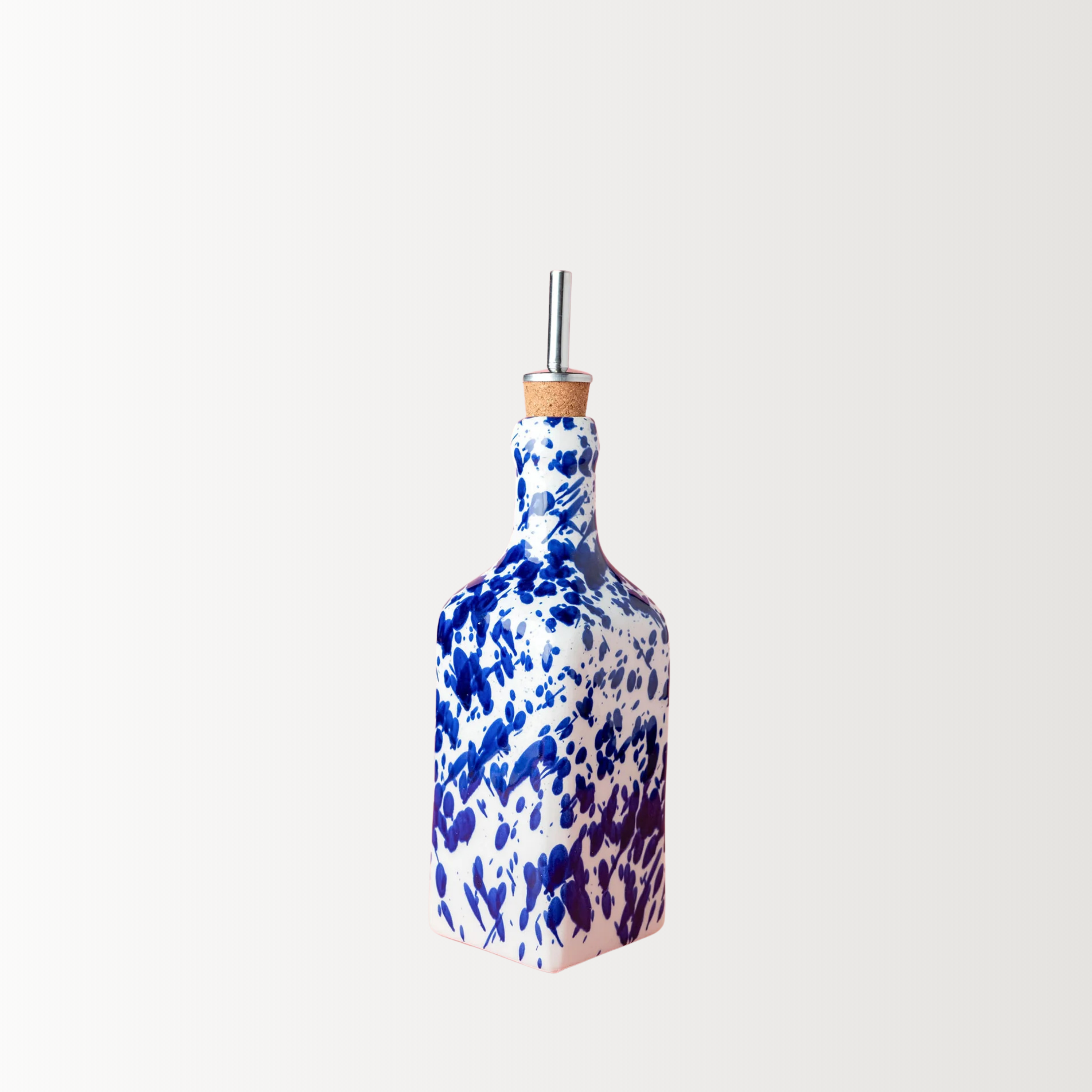 Handmade Ceramic Oil Dispenser | Blue Sea | 475ml