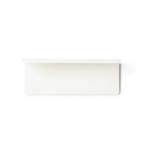Chalk White Metal Wall Shelf – Small