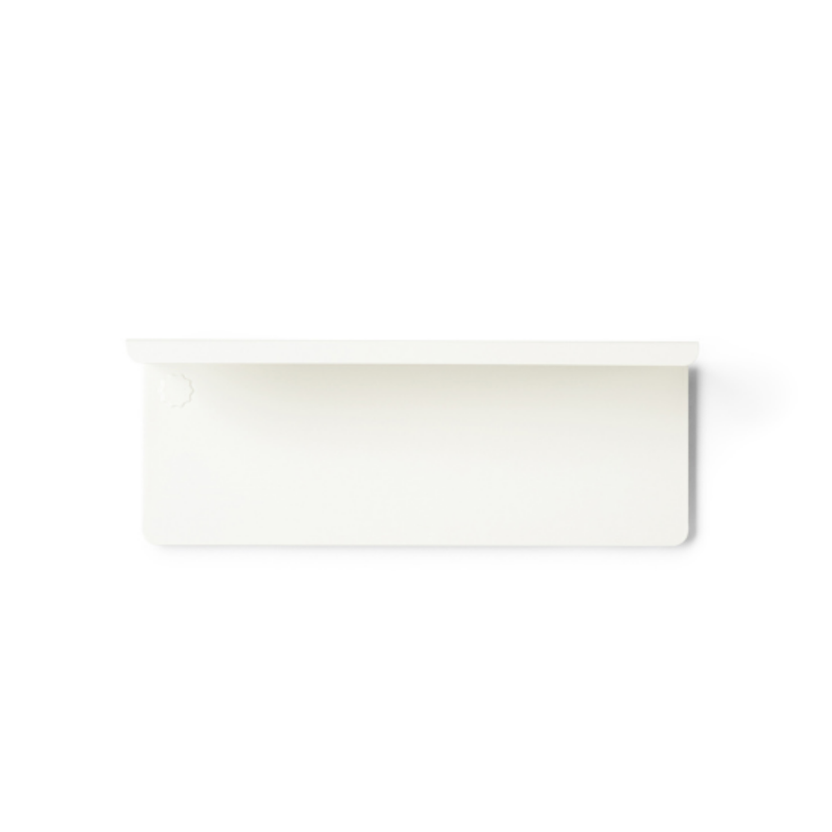 Chalk White Metal Wall Shelf – Small