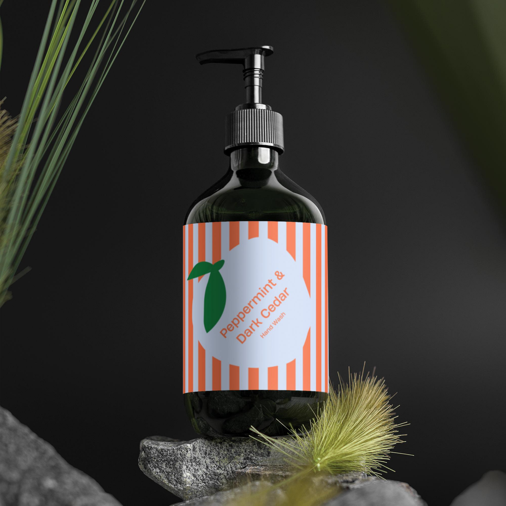 Hand Wash | Peppermint & Dark Cedar | 490 ml
