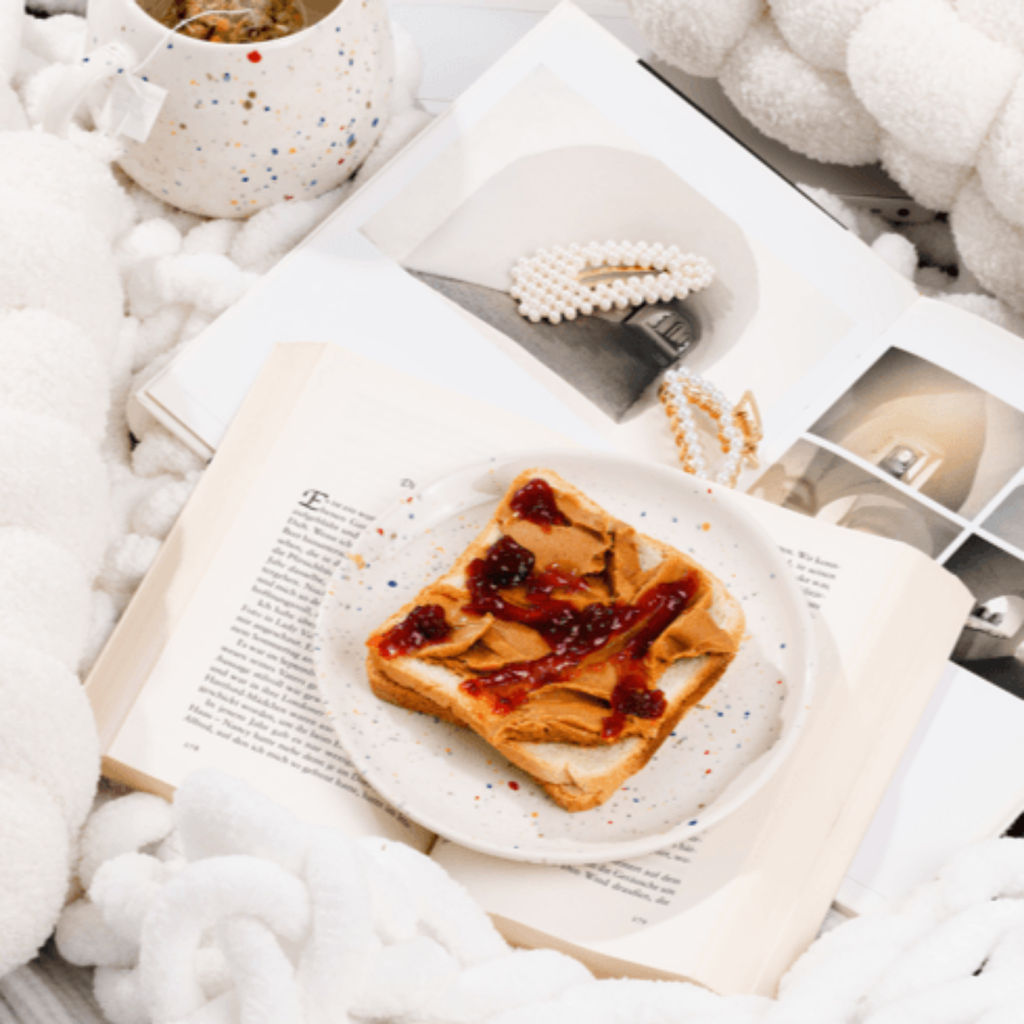 Handmade Stoneware Bread Plate | White Speckled | 17 cm