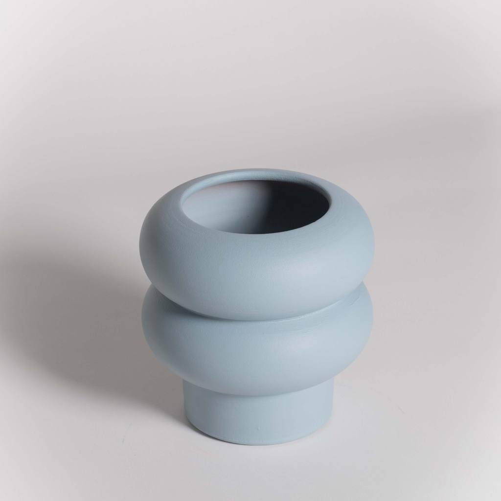 Handmade Ceramic Vase | Light Blue