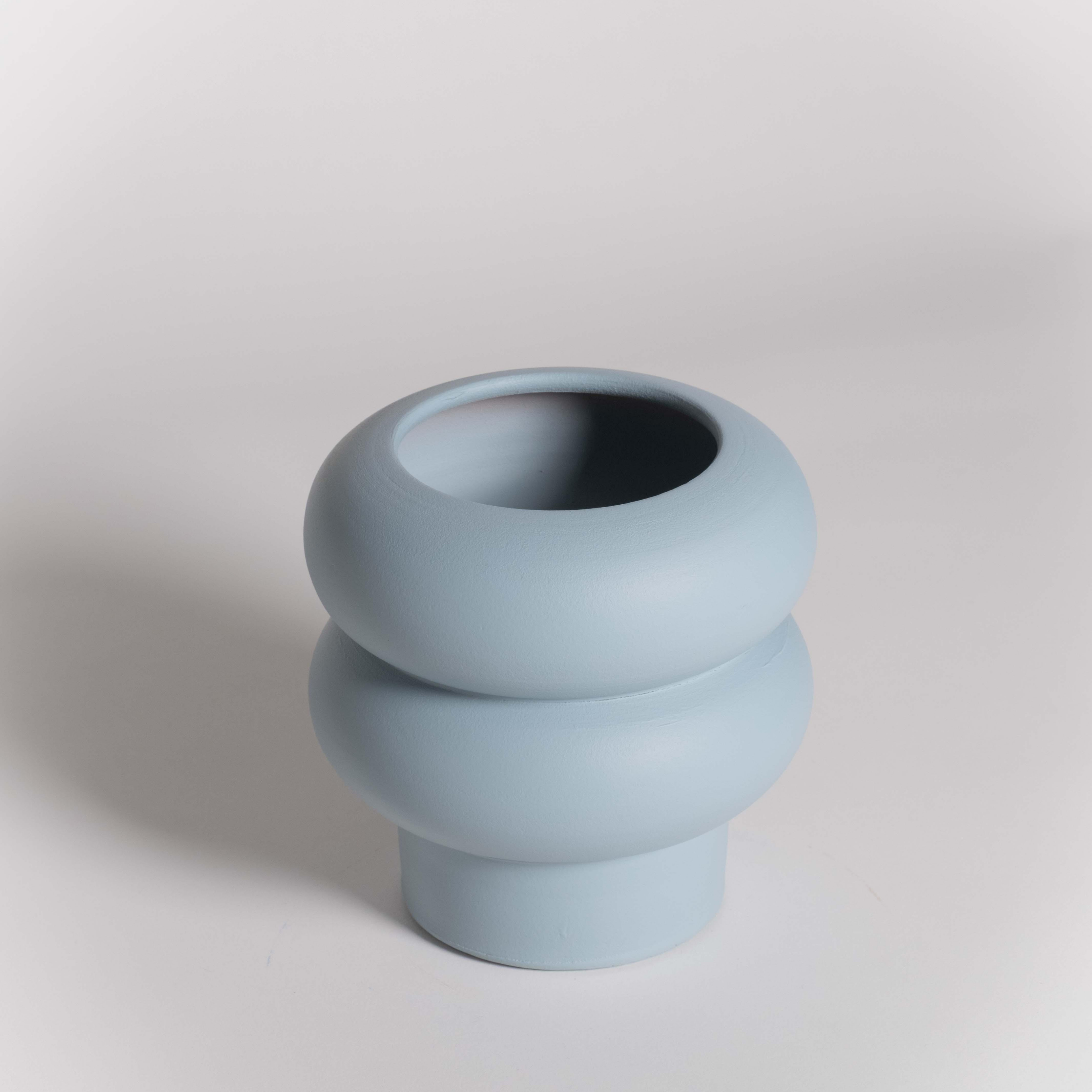 Handmade Ceramic Vase | Light Blue