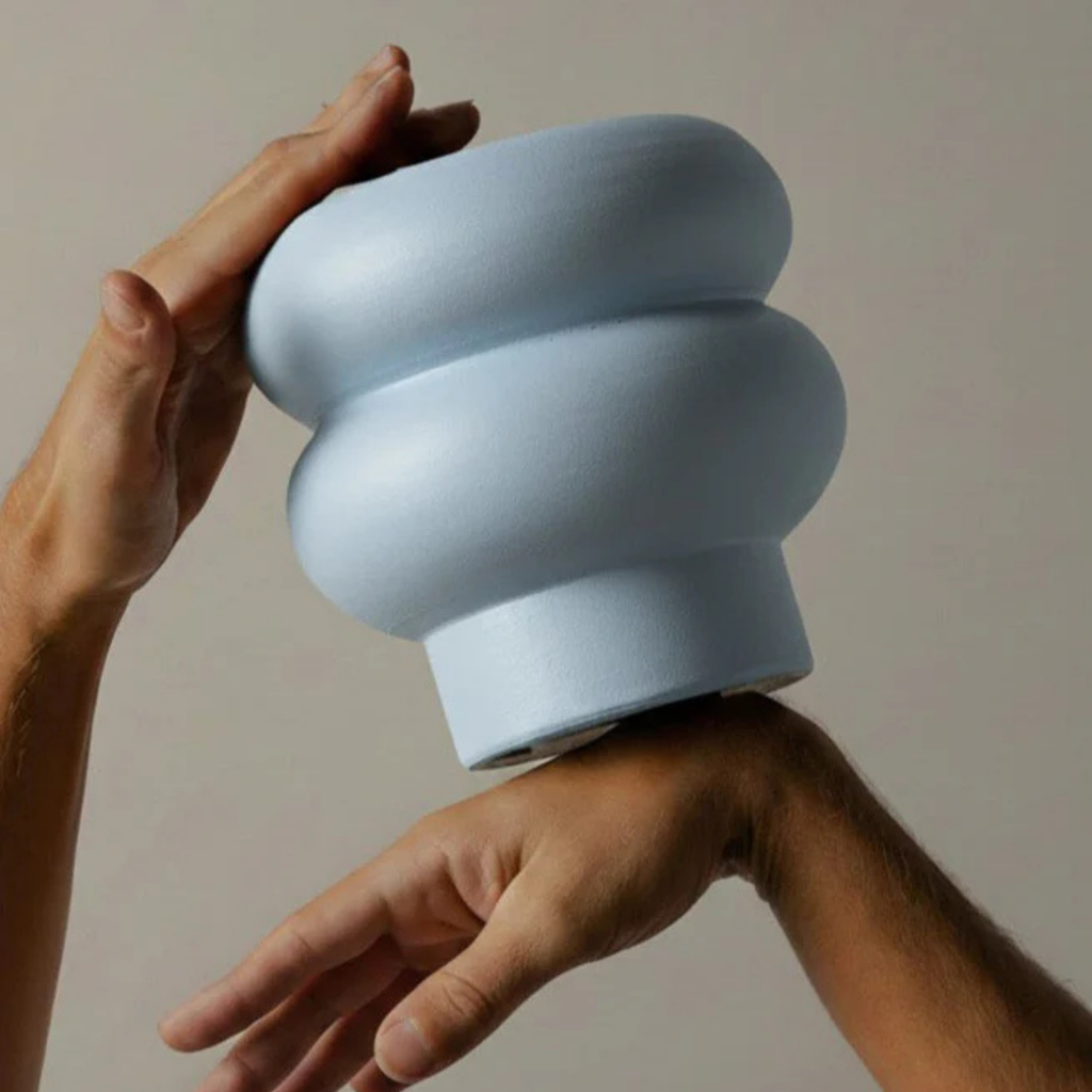 Handmade Ceramic Vase | Light Blue