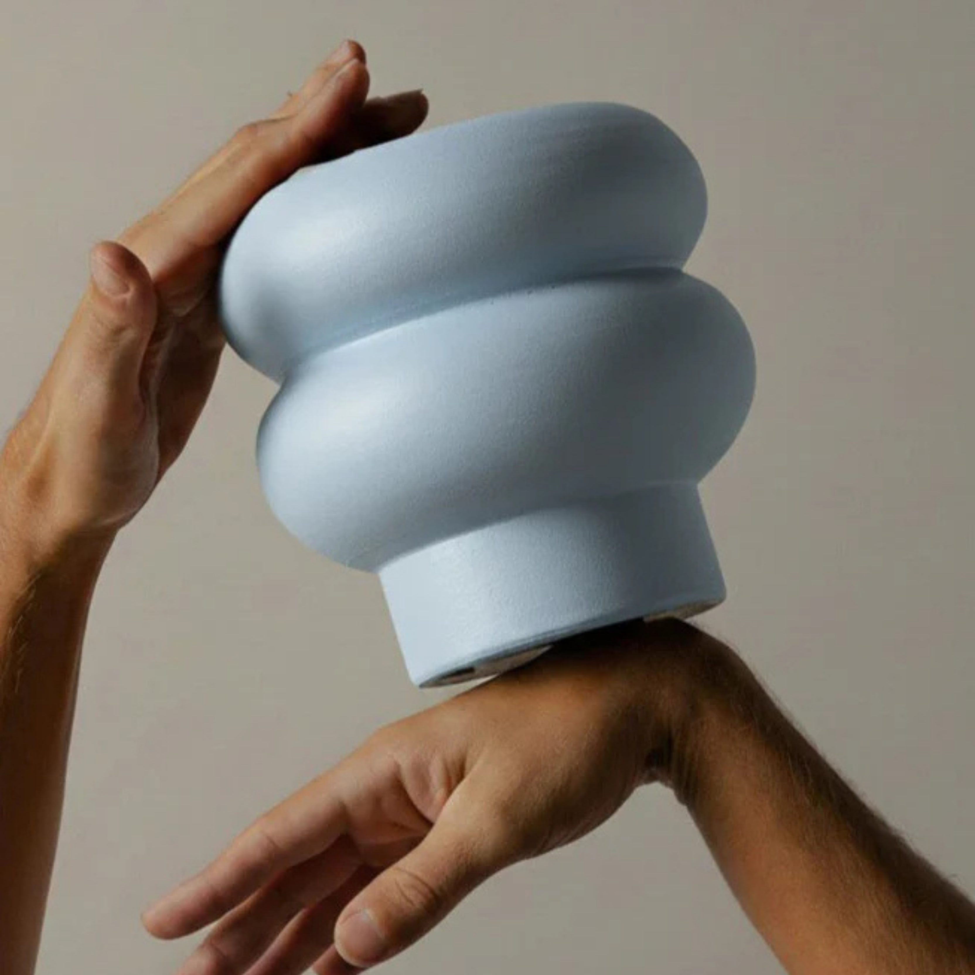 Handmade Ceramic Vase | Light Blue