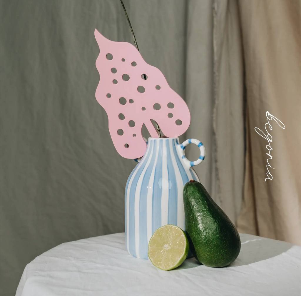 Decorative Wooden Flower | Pink Leaf