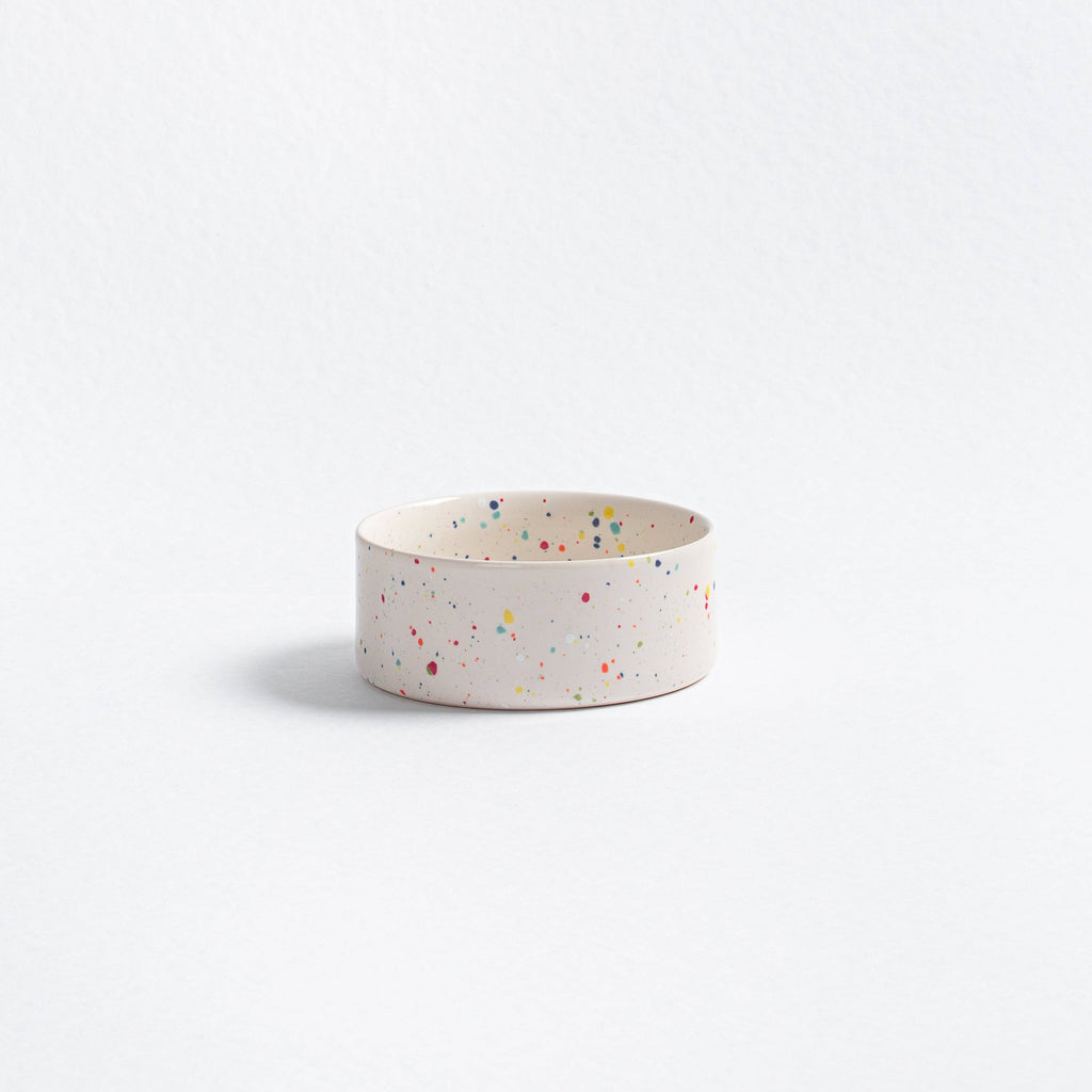 Your favorite Pet Bowl | White Speckled | 14cm | 500ml