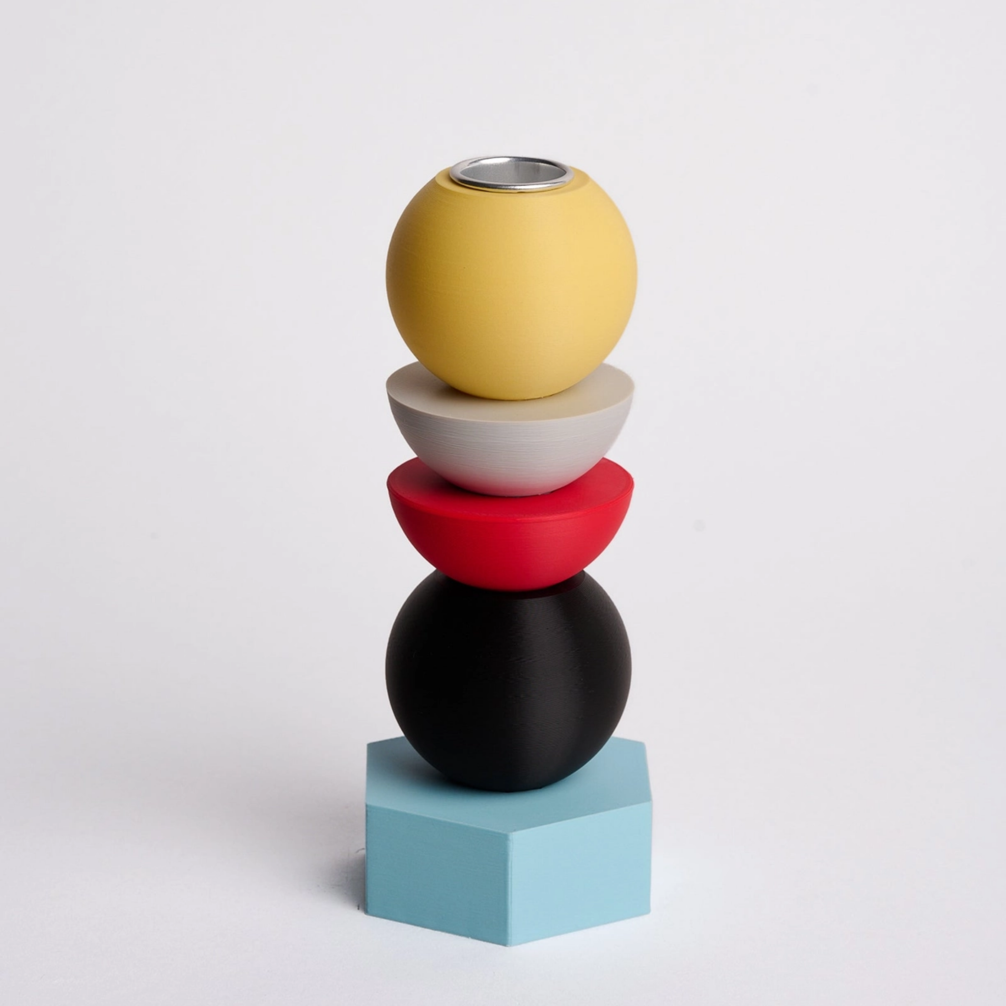 Graphic Re-shapable Candleholder – “Anni"