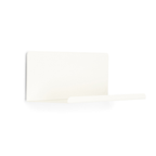 Chalk White Metal Wall Shelf – Small