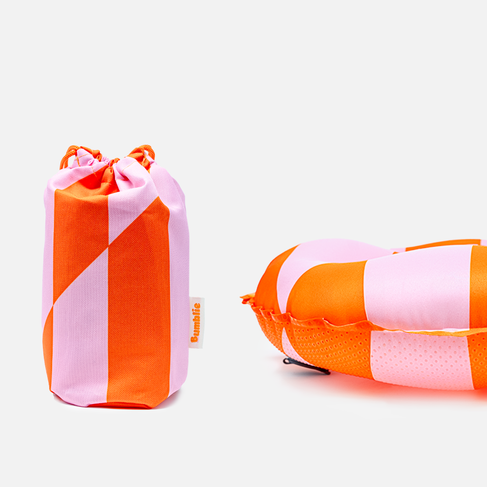 Inflatable Seat Booster for Kids | Blush Orange