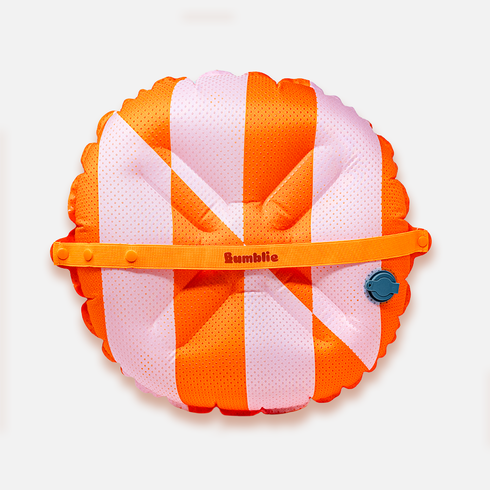 Inflatable Seat Booster for Kids | Blush Orange