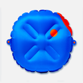 Inflatable Seat Booster for Kids | Blue Sunset