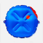Inflatable Seat Booster for Kids | Blue Sunset