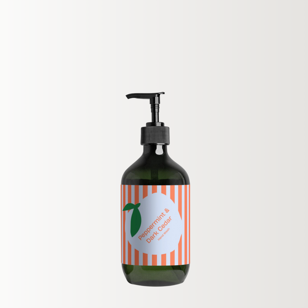 Hand Wash | Peppermint & Dark Cedar | 490 ml