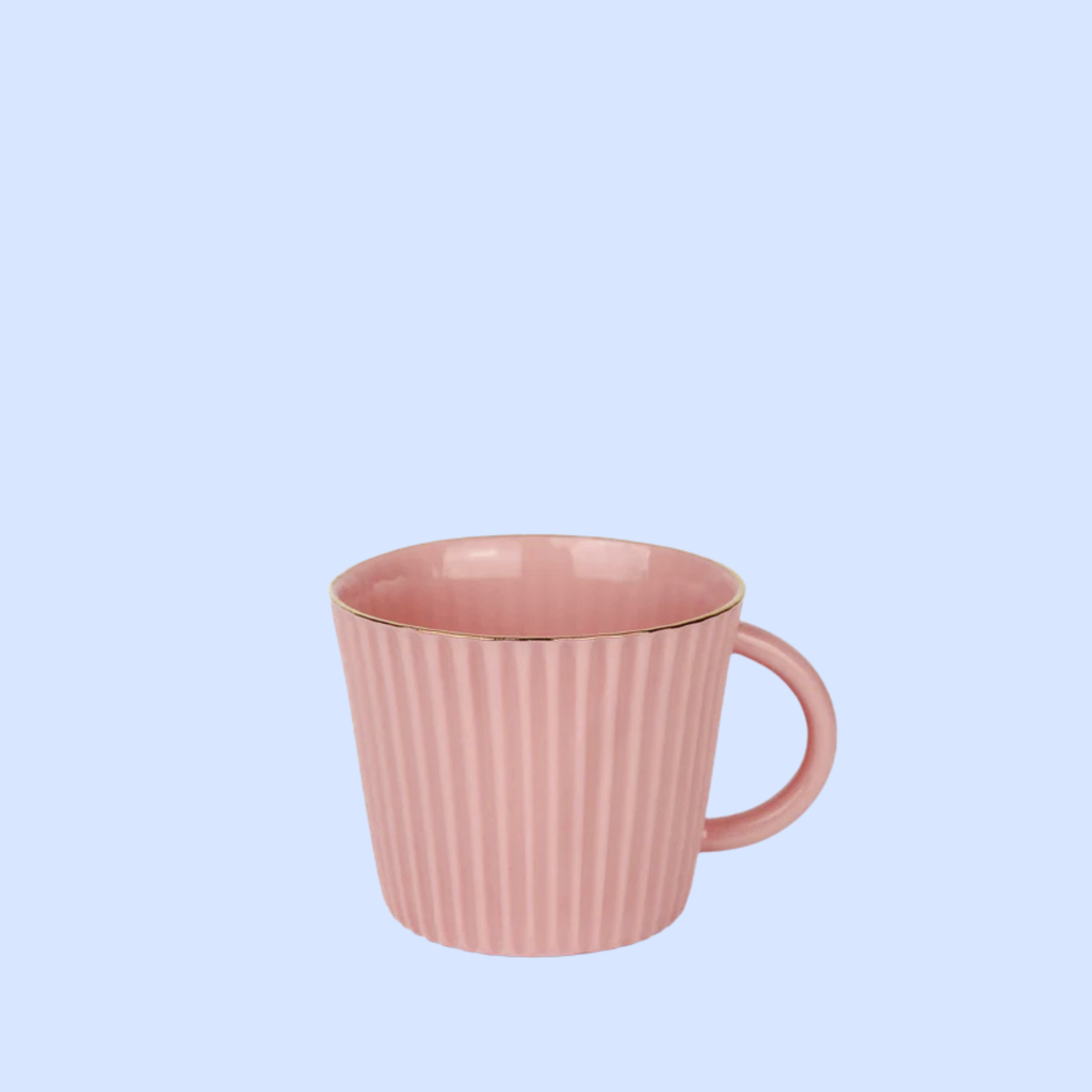 Handmade Porcelain Cup | Pink Candy | 200 ml