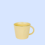 Handmade Porcelain Cup | Yellow sunshine | 200 ml