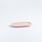 Handmade Stoneware Tray | Pink Speckled | 22 cm