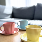 Handmade Porcelain Cup | Light Blue Sky | 200 ml