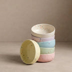 Handmade Ceramic Snack Bowl | White Speckled | 12 cm