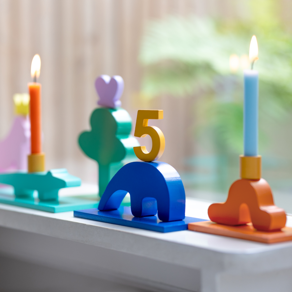 Birthday Rainbow Candles | Set of 12