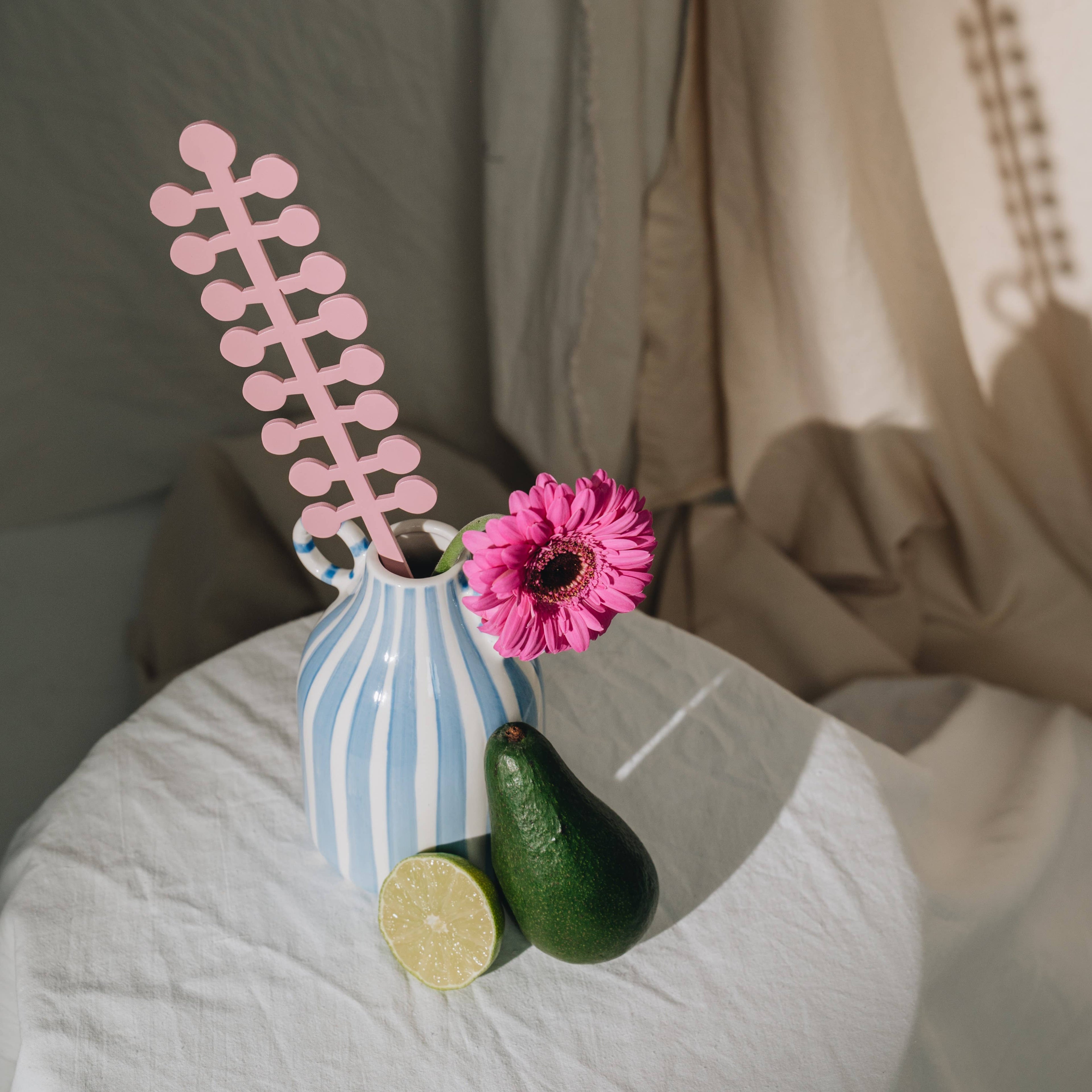 Decorative Wooden Flower | Pink Mimosa