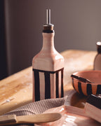 Handmade Ceramic Oil Dispenser | Chocolate | 475ml